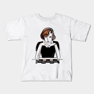 The Queen's Gambit (Beth Harmon)/Anya Joy-Taylor Design Kids T-Shirt